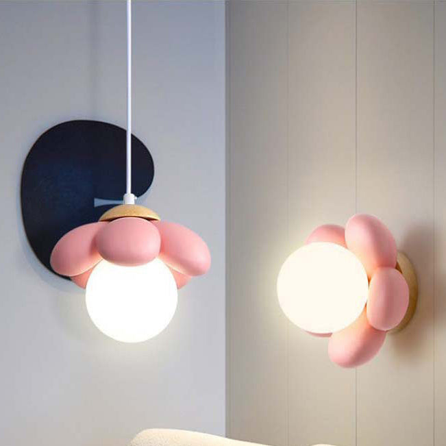 ثريا جزيرة من الراتنج الخشبي بتصميم زهور آرت ديكو الحديثة، بإضاءة 1/3 بوصة لغرفة المعيشة