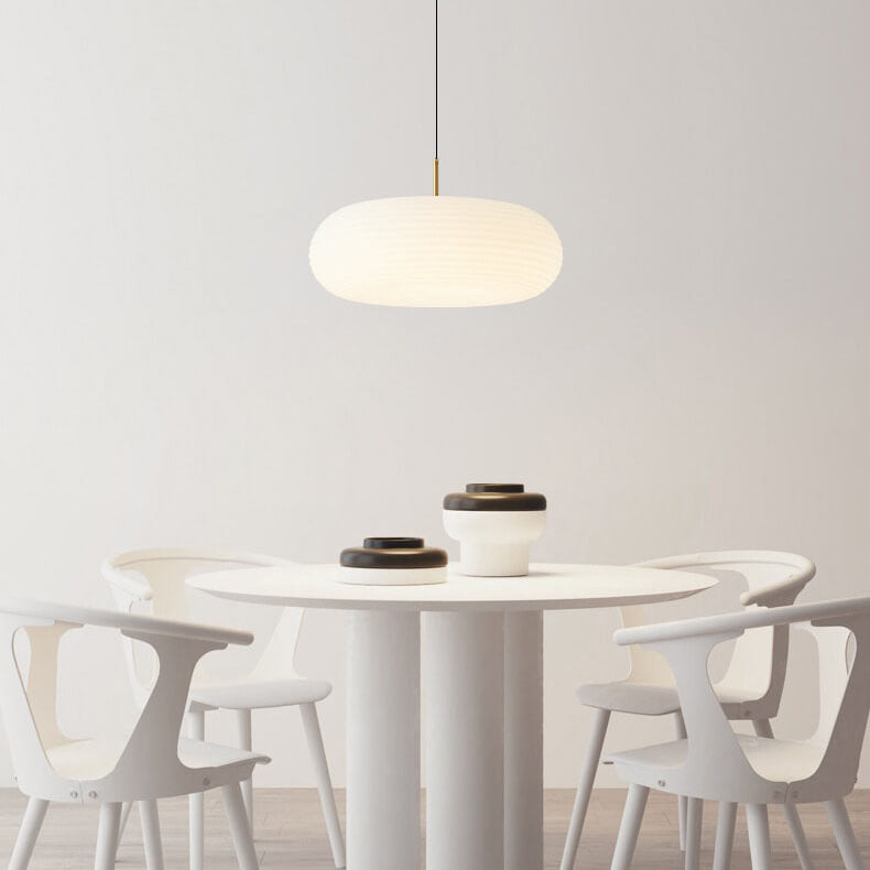Modern Cream Style Apple All-Copper LED Pendant Light