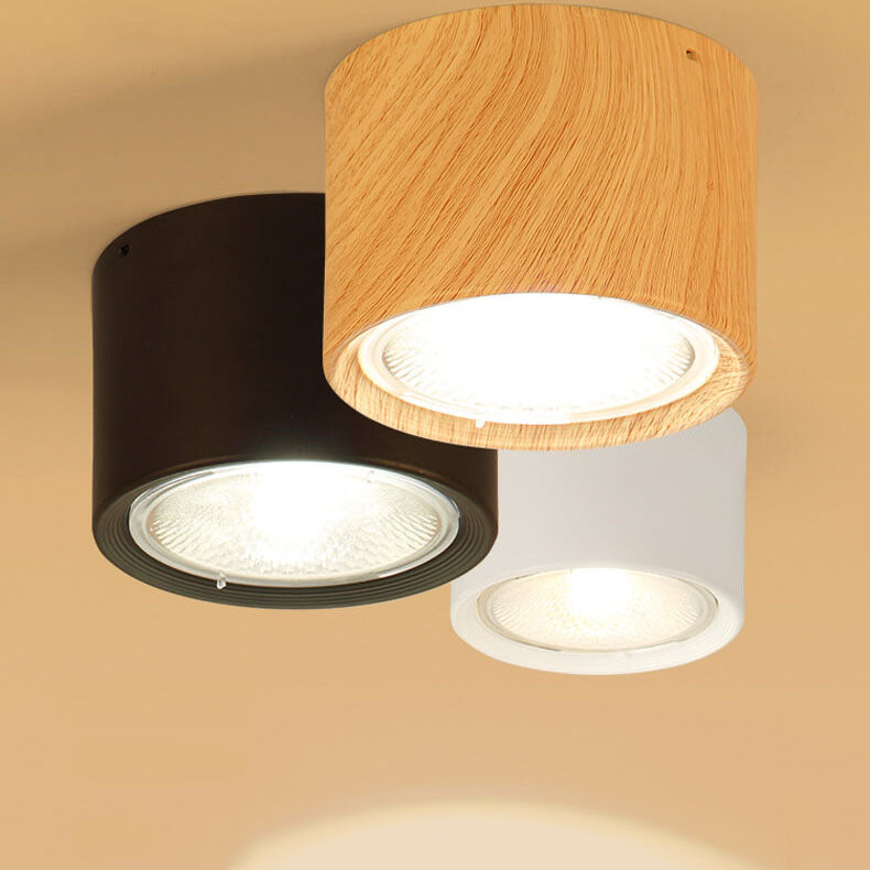 Nordic Cylinder Spotlight LED Flush Mount Ceiling Light
