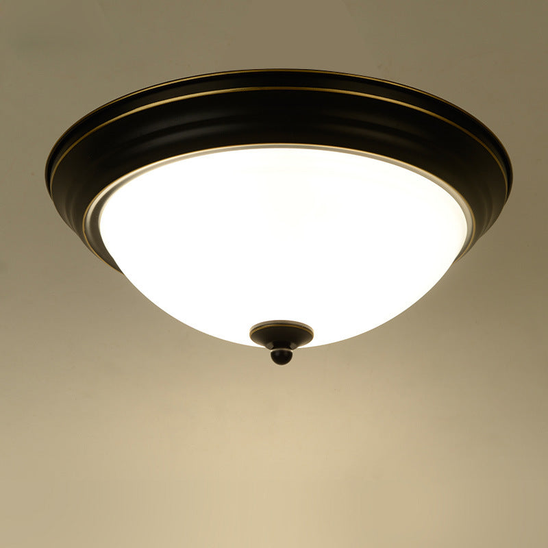 Modern Retro Rustic LED Iron Flush Mount Lighting