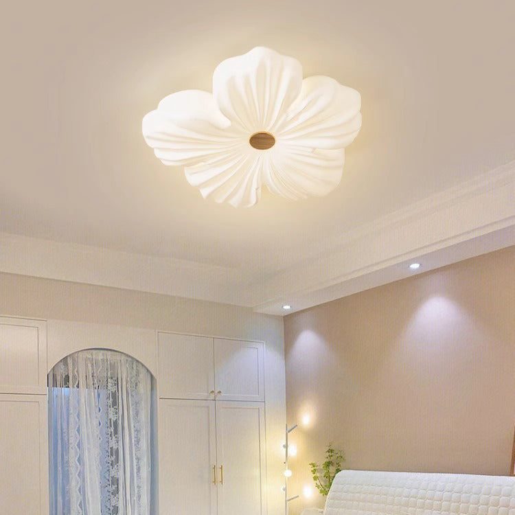 مصباح سقف LED بتصميم زهرة أكريليك حديدي عصري لغرفة المعيشة