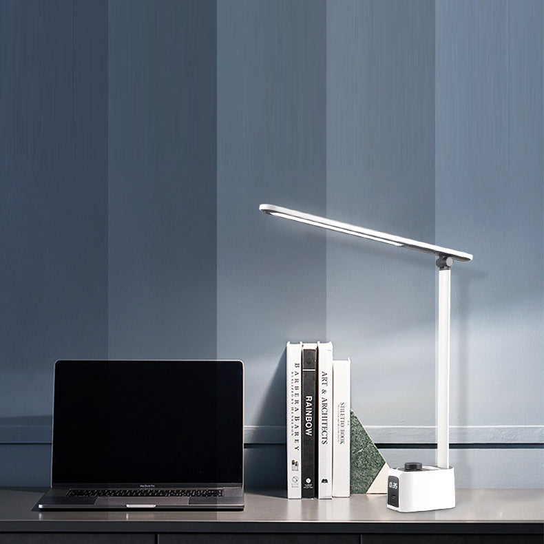Modern Simplicity USB Collapsible Long ABS Aluminum LED Table Lamp For Bedroom