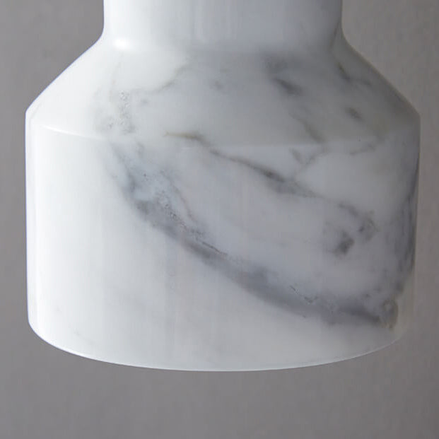 Modern Luxury Marble Cone Geometry 1-Light Pendant Light