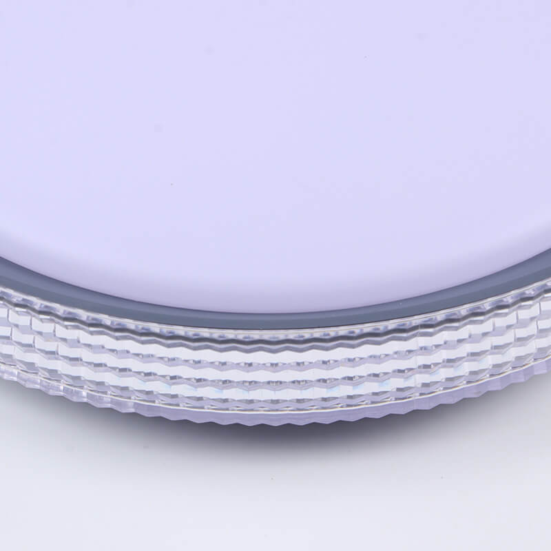 Modern Luxury Crystal Water Wave Diamond Circle LED Flush Mount Ceiling Light