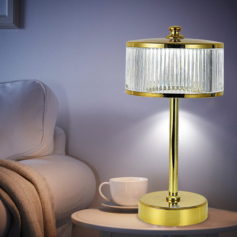 Creative Light Luxury Acrylic Rechargeable LED Touch Ambient Table Lamp