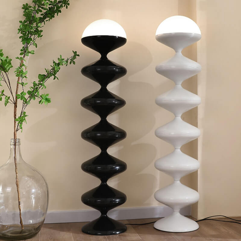 Nordic Cream Gourd Design 1-Light Standing Floor Lamp