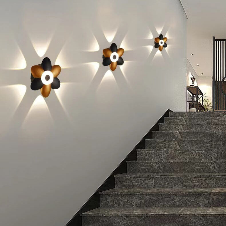 مصباح حائط LED مضيء من الألومنيوم بتصميم إبداعي حديث