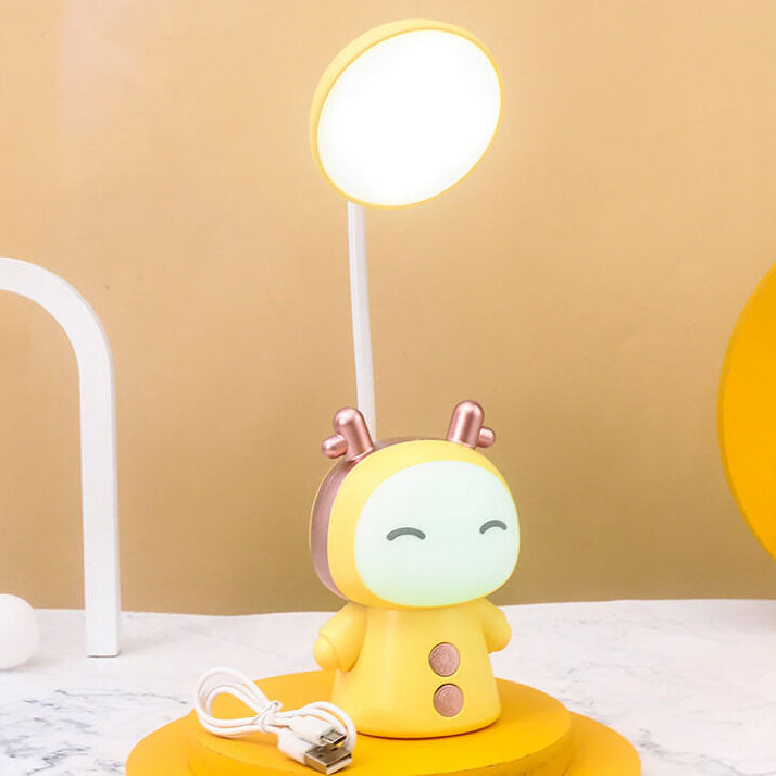 Cartoon Doll ABS Colorful Eye Care LED Kids Desk Lamp