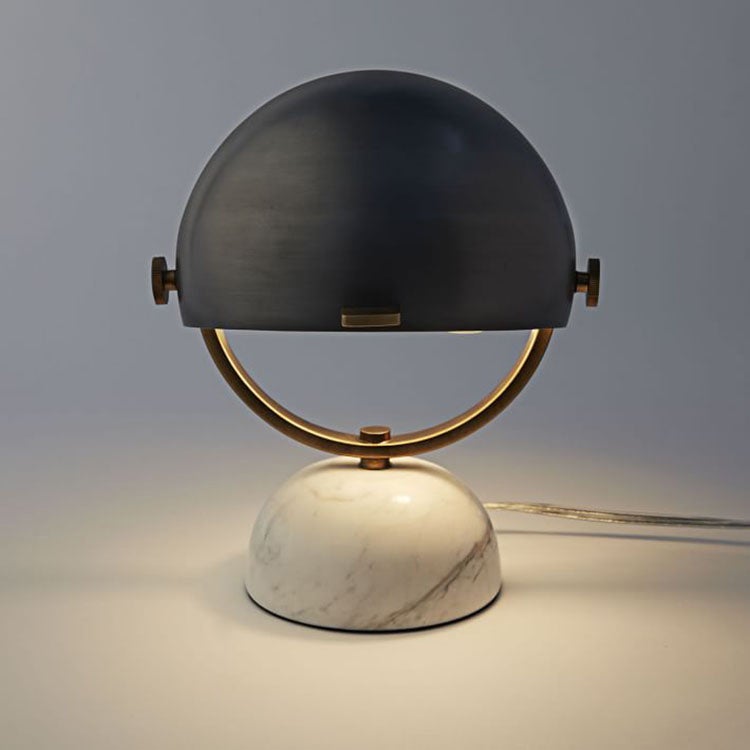 Modern Minimalist Marble 1-Light Table Lamp