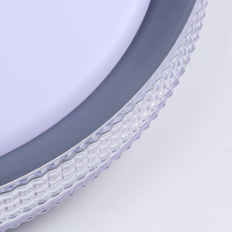 Modern Luxury Crystal Water Wave Diamond Circle LED Flush Mount Ceiling Light