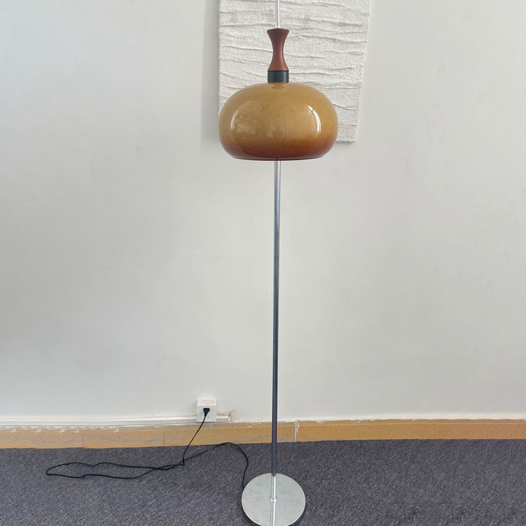 Modern Minimalist Gradient Glass Sphere 2-Light Standing Floor Lamp
