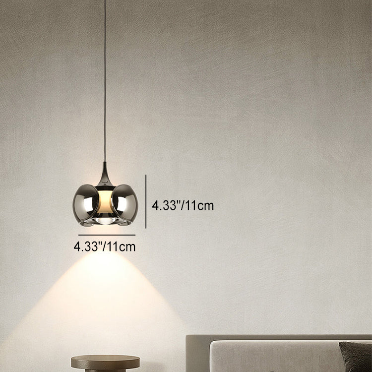 مصباح LED بيضاوي الشكل من الألومنيوم بتصميم عصري بسيط لغرفة المعيشة