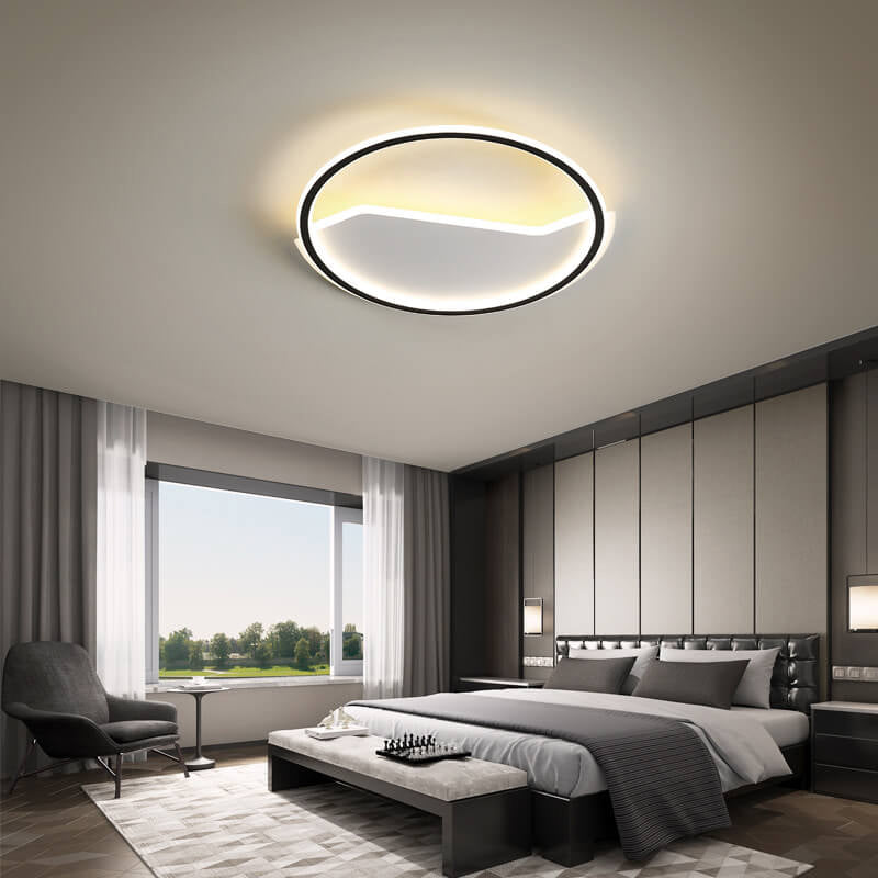 مصباح LED دائري إبداعي بسيط وحديث من نورديك