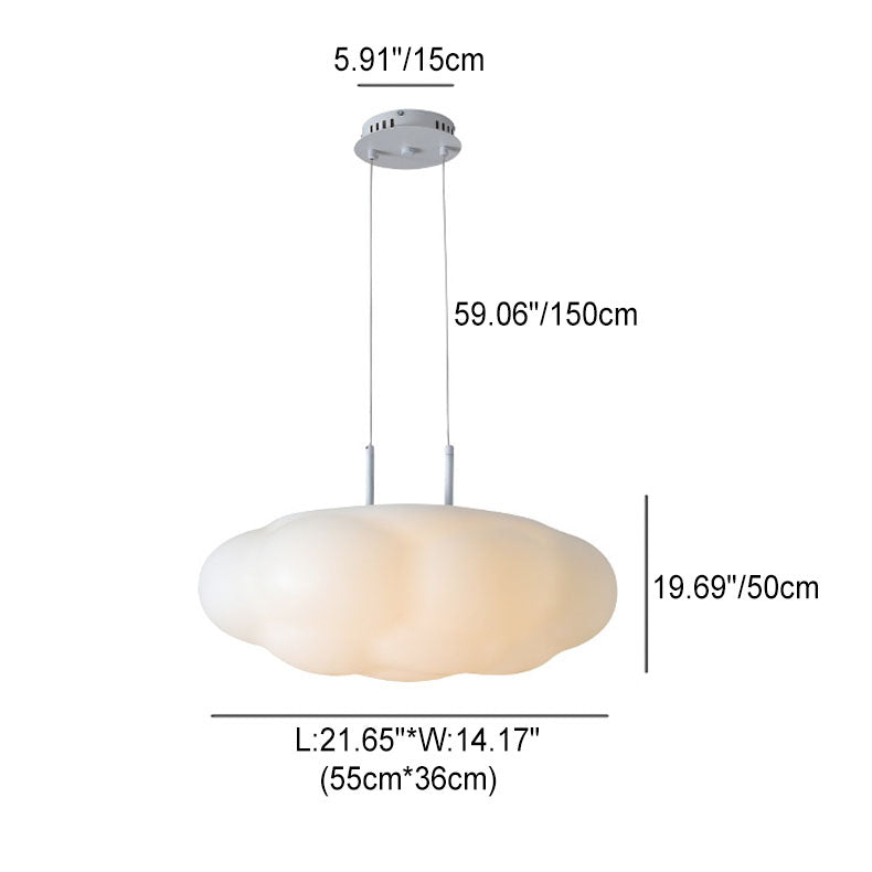 Simple Floating Cloud LED Pendant Light