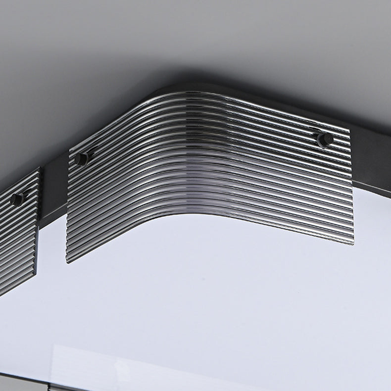 Contemporary Simplicity Ultra-thin Acrylic Rectangular Shade LED Flush Mount Ceiling Light For Bedroom