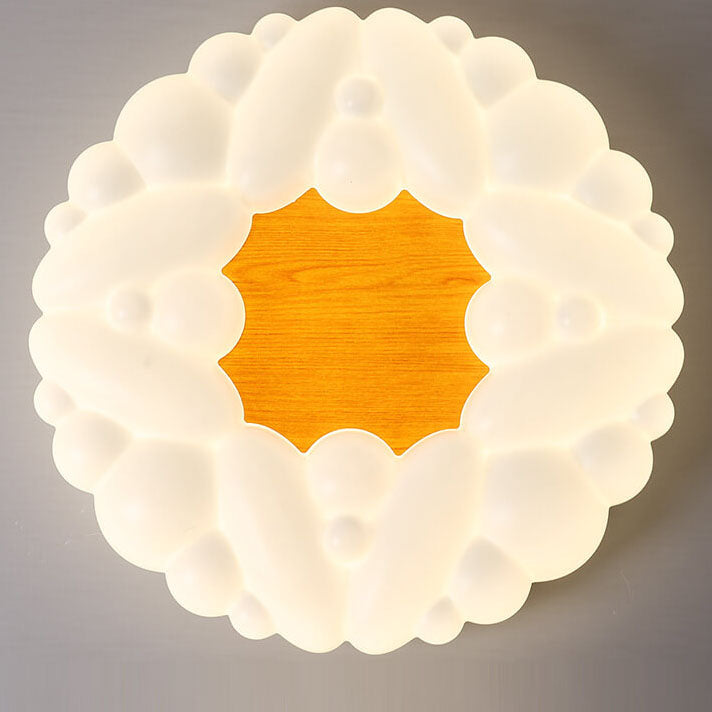 Scandinavian Modern Minimalist Acrylic Children's LED Flush Mount Ceiling Light