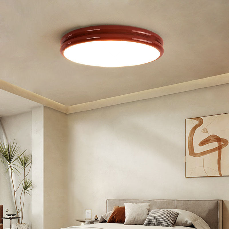 Modern Eye Care Children's Wrought Iron Round LED Flush Mount Lighting