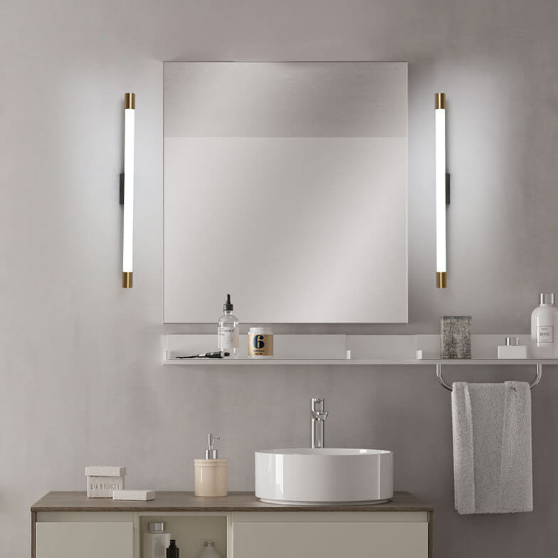 Modern Minimalist Vanity Thin Tube PC LED Wall Sconce Lamp
