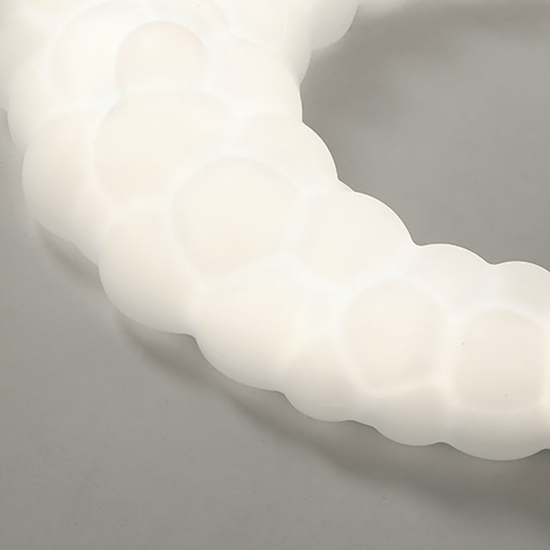 ثريا LED بلاستيكية حديدية على شكل قمر بتصميم عصري بسيط لغرفة المعيشة