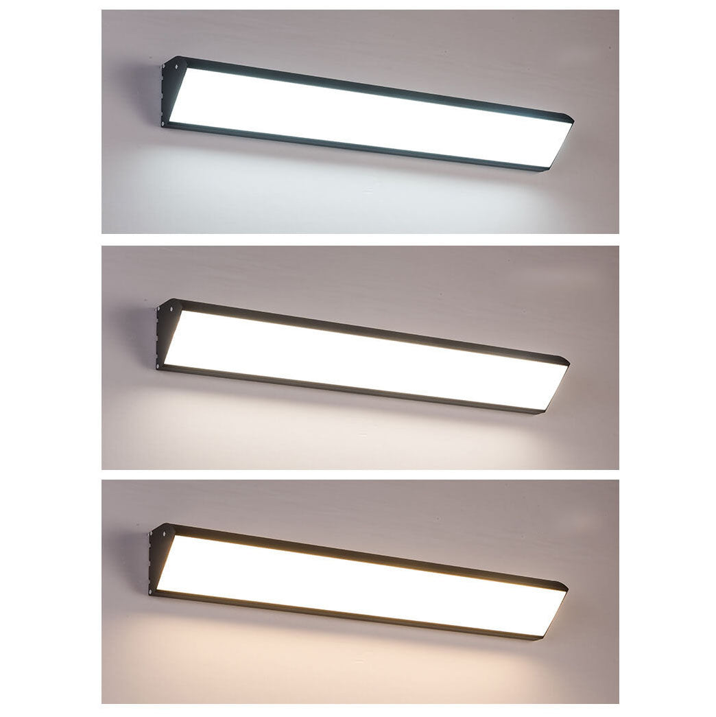 Modern Minimalist Aluminum Acrylic Waterproof Long Outdoor Indoor LED Wall Sconce Lamp
