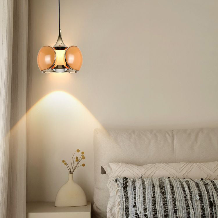 مصباح LED بيضاوي الشكل من الألومنيوم بتصميم عصري بسيط لغرفة المعيشة