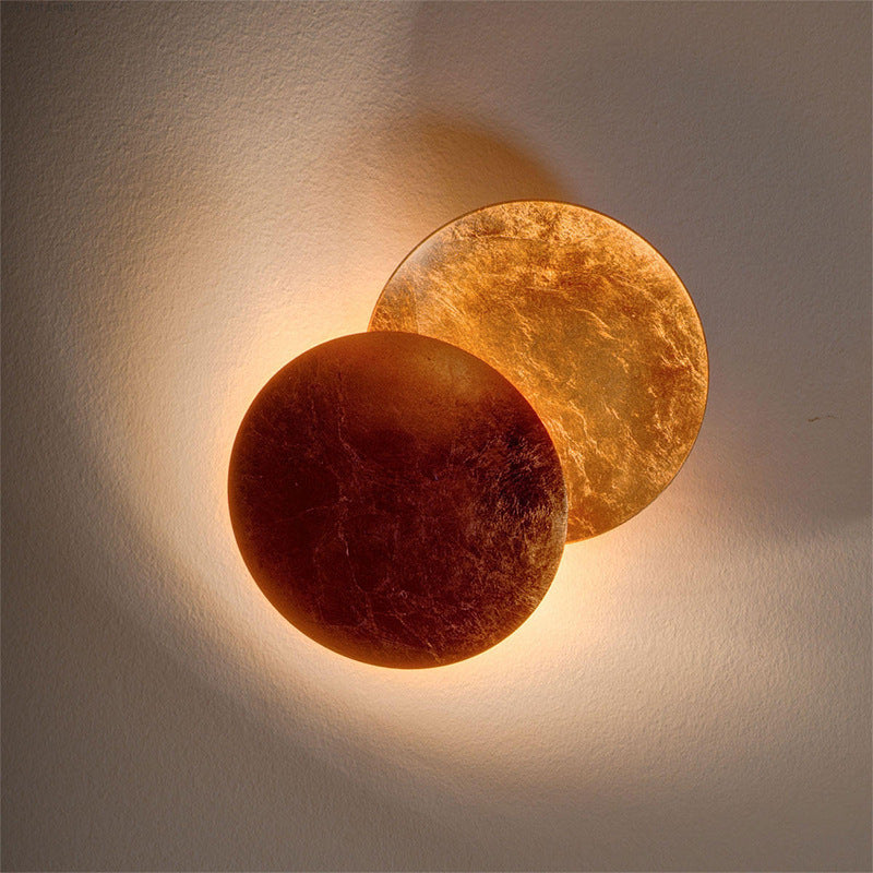 Nordic Creative Moon Eclipse Alloy LED Wall Sconce Lamp