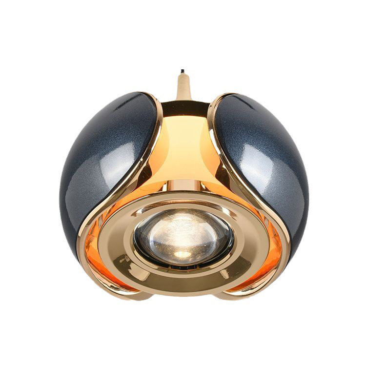 مصباح LED بيضاوي الشكل من الألومنيوم بتصميم عصري بسيط لغرفة المعيشة