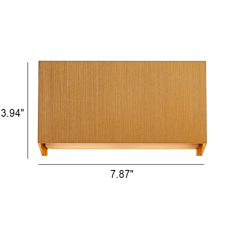 Nordic Minimalist Aluminum Square Flat Adjustable Beam LED Reading Wall Sconce Lamp