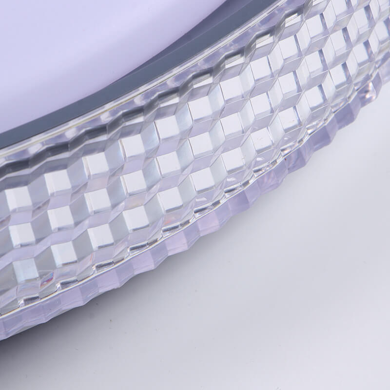 Modern Luxury Crystal Water Wave Diamond Circle LED Flush Mount Ceiling Light