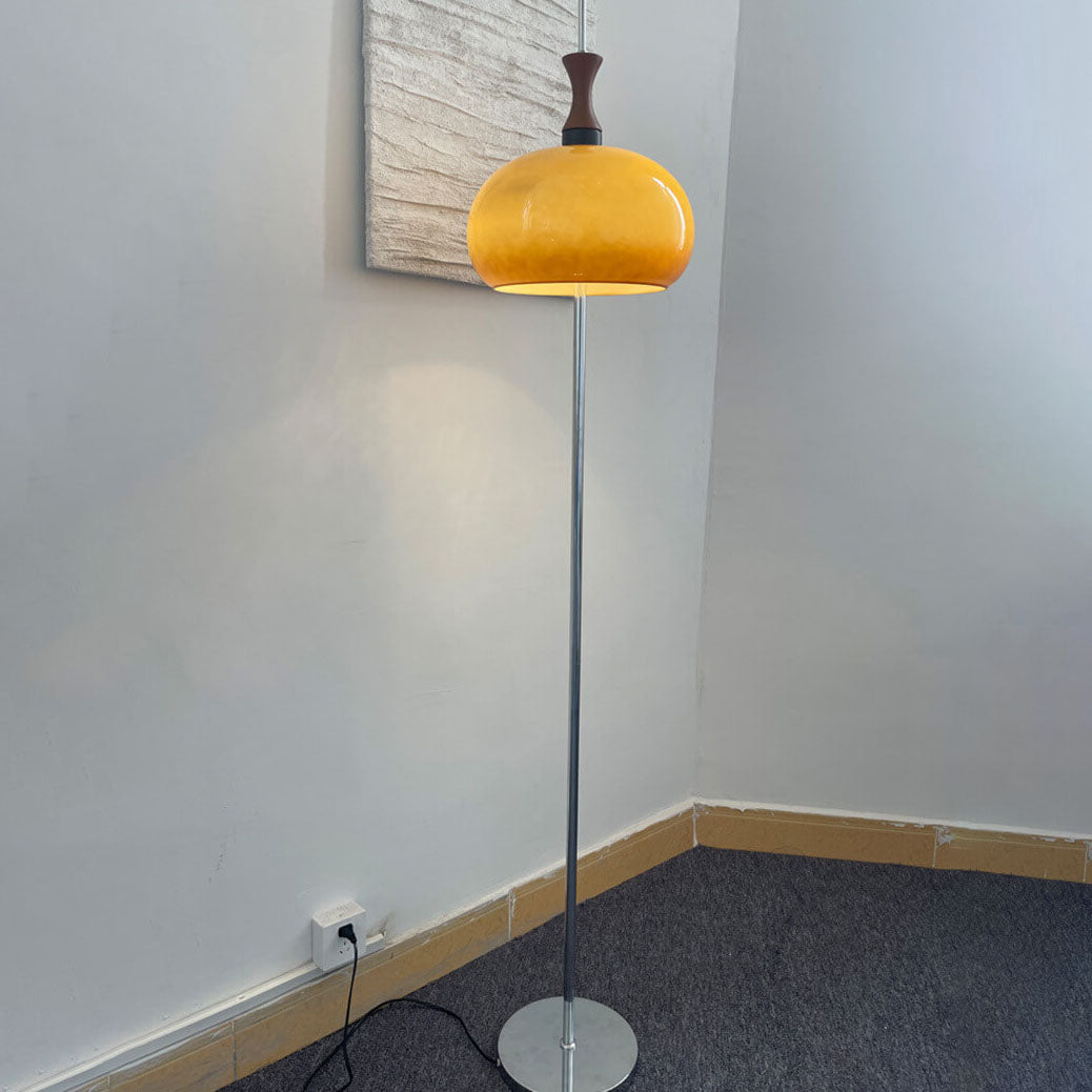 Modern Minimalist Gradient Glass Sphere 2-Light Standing Floor Lamp