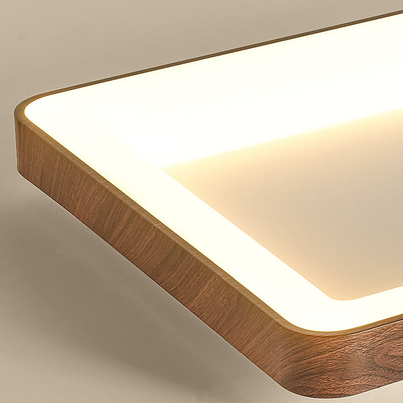 مصباح سقف LED دائري مربع الشكل من الأكريليك من الحديد الصيني التقليدي لغرفة النوم