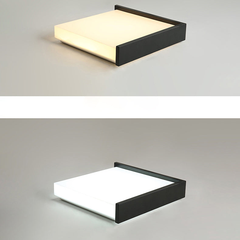 مصباح سقف LED معاصر مربع الشكل من الحديد الأكريليكي لغرفة المعيشة