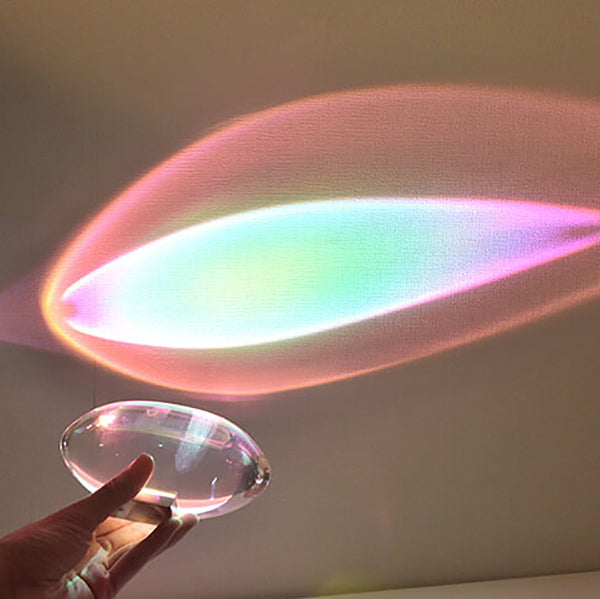 Creative Crystal Projection Angel Eye LED Table Lamp