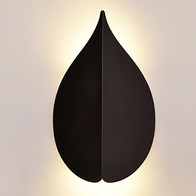 مصباح حائط LED بتصميم أوراق الشجر الألومنيومي المعاصر لغرفة النوم