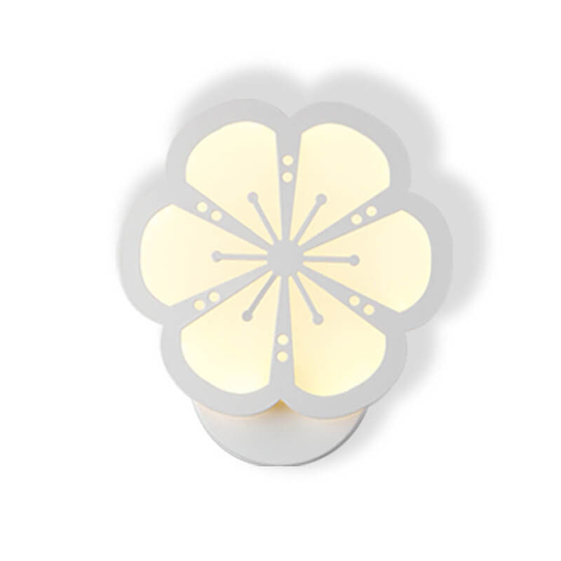 مصباح حائط LED من الأكريليك بتصميم عصري بسيط بلون البرقوق