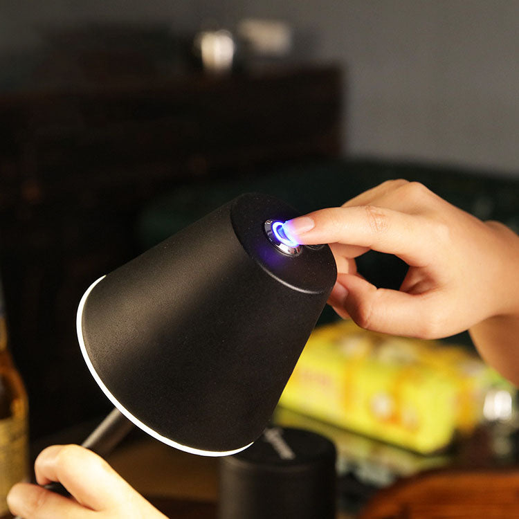 Modern Minimalist Solid Color Mushroom Hardware Plastic Rechargeable LED Night Light Table Lamp