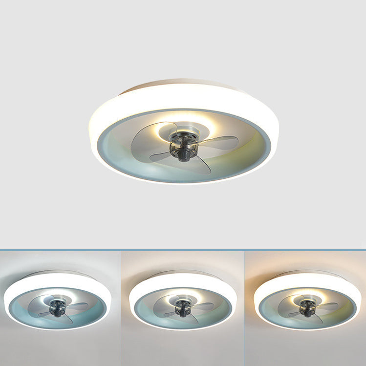 مروحة إضاءة LED خفيفة الوزن وحديثة من الأكريليك