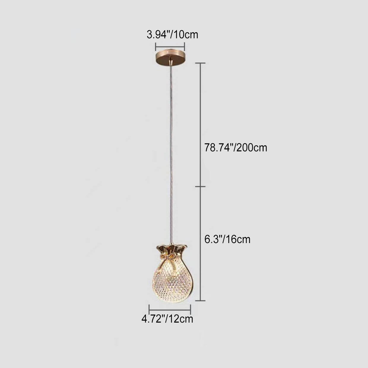 Contemporary Creative Iron Acrylic Arc 1-Light Pendant Light For Living Room