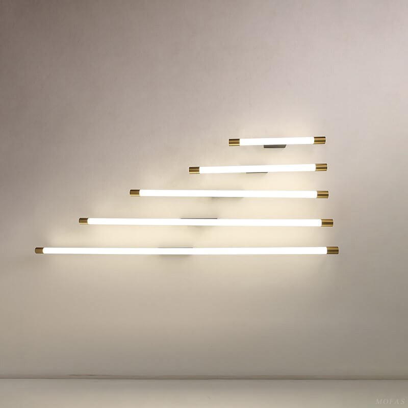 Modern Minimalist Vanity Thin Tube PC LED Wall Sconce Lamp
