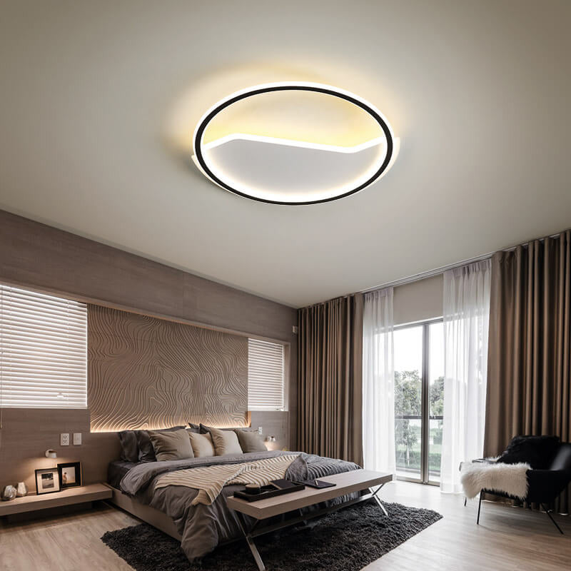 مصباح LED دائري إبداعي بسيط وحديث من نورديك