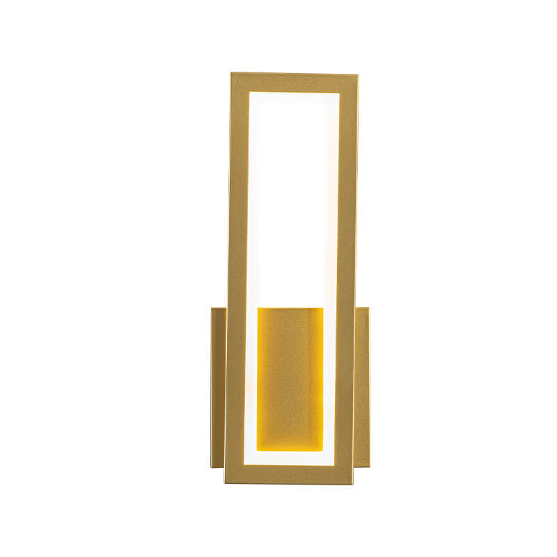 Modern Minimalist Solid Color Rectangular Acrylic LED Wall Sconce Lamp