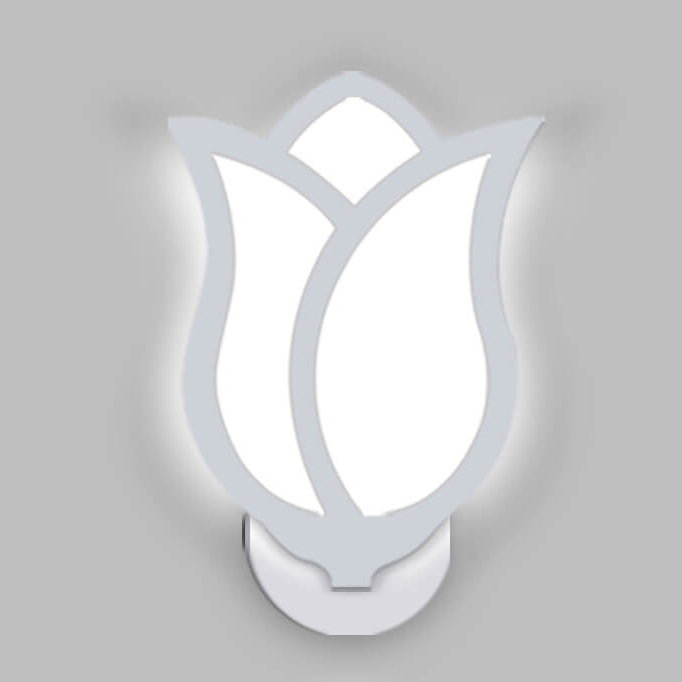 مصباح حائط LED بتصميم وردة إبداعي حديث وبسيط
