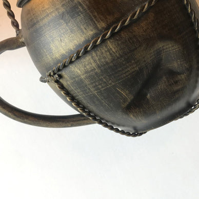 Traditional Vintage Horse Lamp Kettle Iron 1-Light Wall Sconce Lamp For Living Room