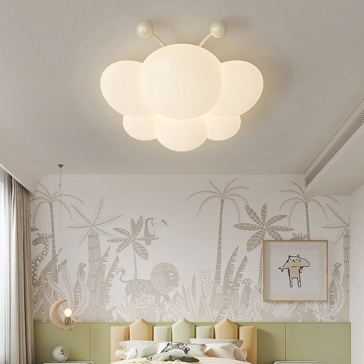 مصباح سقف LED بتصميم عصري بسيط من الحديد PE Bee لغرفة النوم