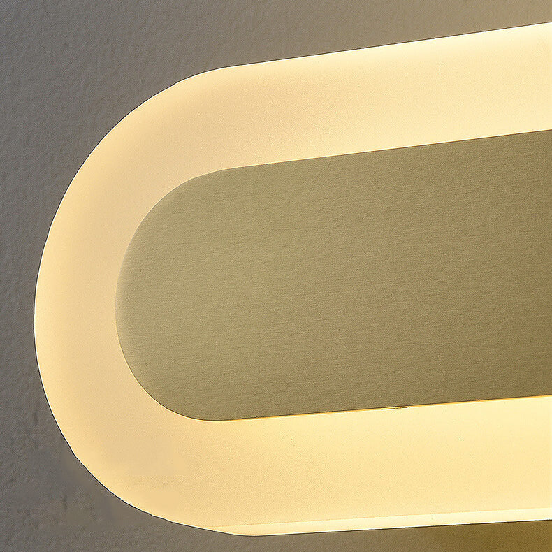Modern Luxury Brass Ring LED Wall Sconce Lamp