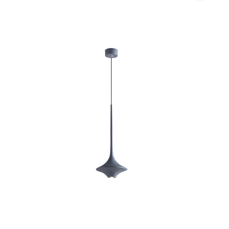 Modern Minimalist Solid Color Hardware Resin LED Pendant Light