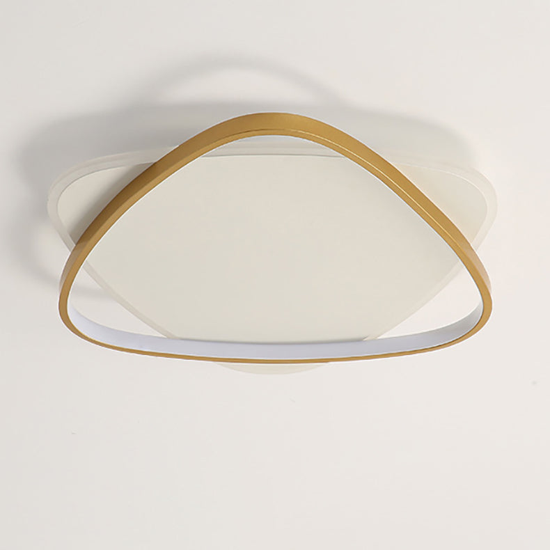 مصباح سقف LED ثلاثي الأبعاد مصنوع من الحديد والأكريليك بتصميم عصري بسيط لغرفة النوم