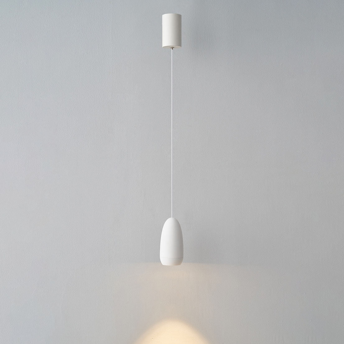 Modern Minimalist Aluminum Bullet Design LED Pendant Light For Living Room
