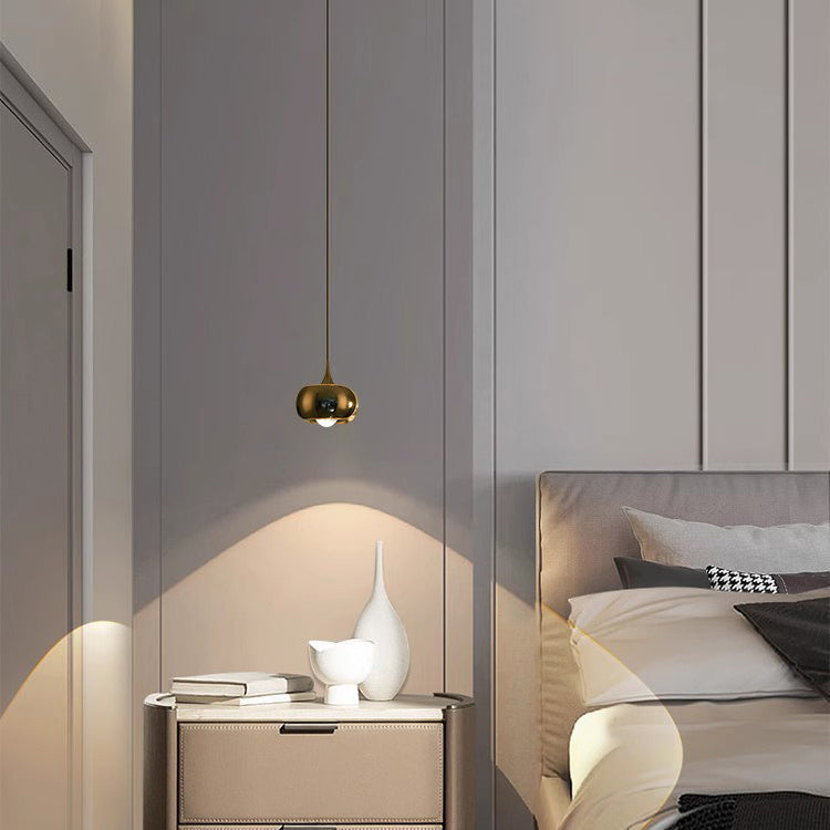 مصباح LED بيضاوي الشكل من الألومنيوم بتصميم عصري بسيط لغرفة المعيشة