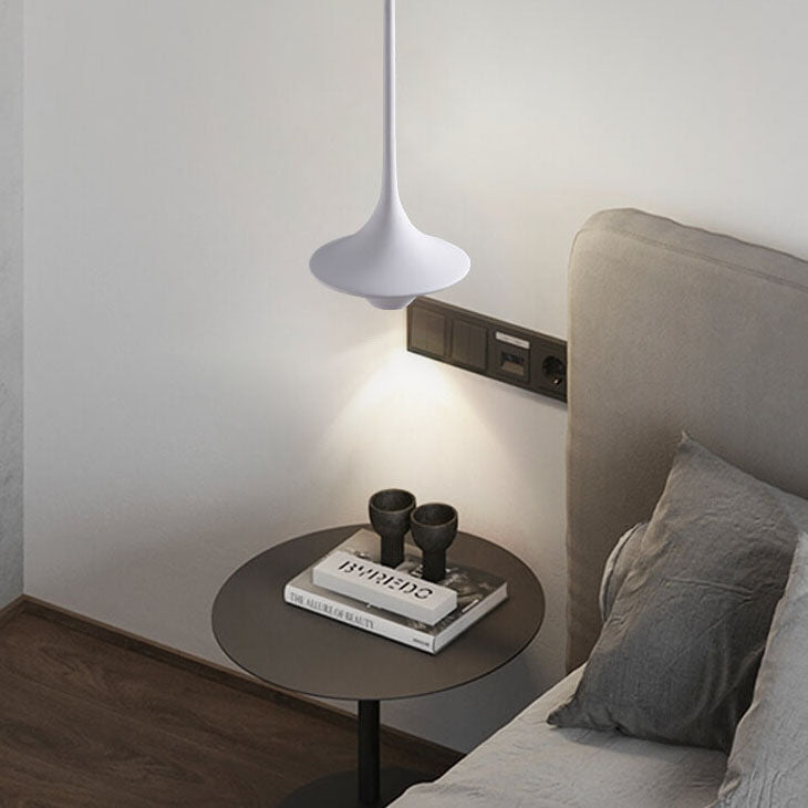 Modern Minimalist Solid Color Hardware Resin LED Pendant Light